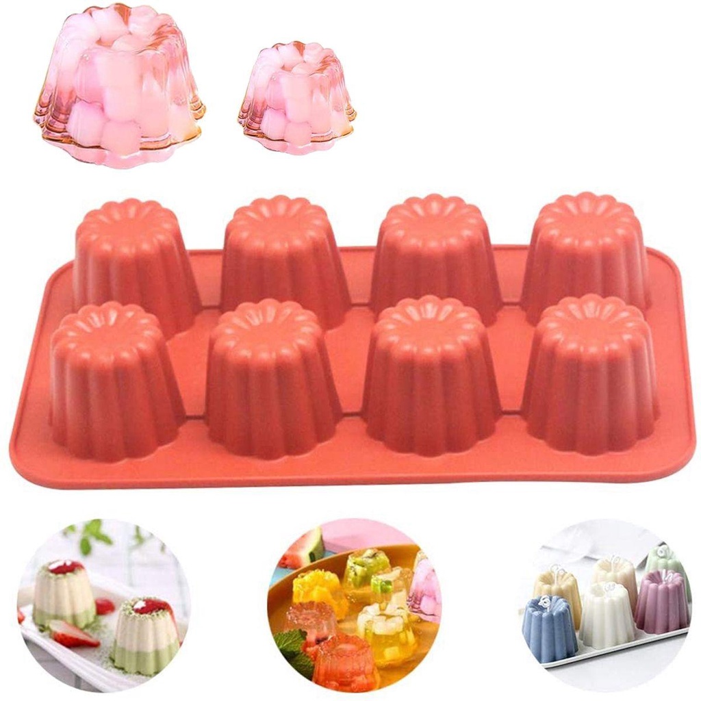 AUGUSTINA Khuôn Làm Nến Bánh Muffin Chống Dính Tiện Lợi