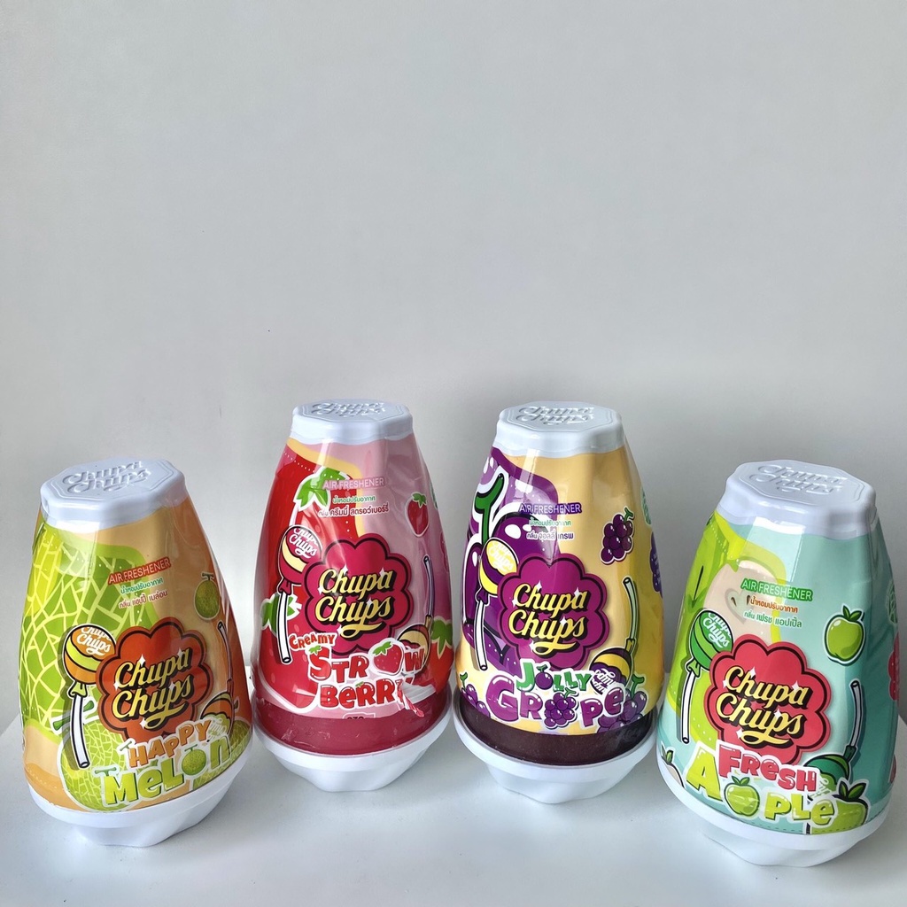 Sáp thơm phòng Chupa Chups Gel Air Freshener ngọt lịm kẹo trái cây size XXL sử dụng lên đến 45ngày - Thái Lan