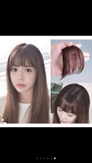 Tóc mái thưa dệt bằng tóc thật