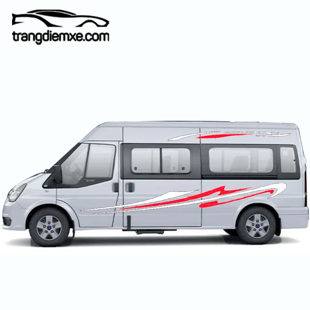 Miếng Dán Xe Ô Tô Tđx  Hình Sọc Uốn Lượn C437 Rv