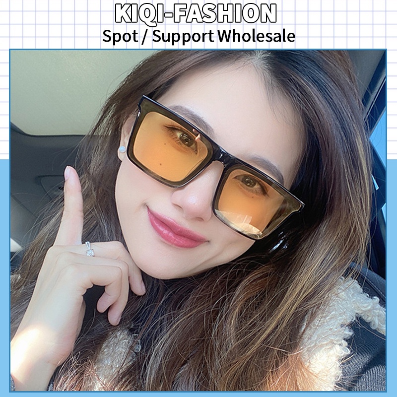 Kính Mát Gọng Vuông Chống Tia Uv400 Thời Trang