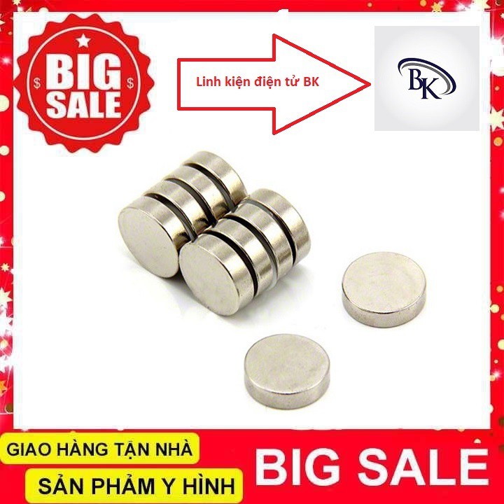 Nam Châm Đất Hiếm Tròn