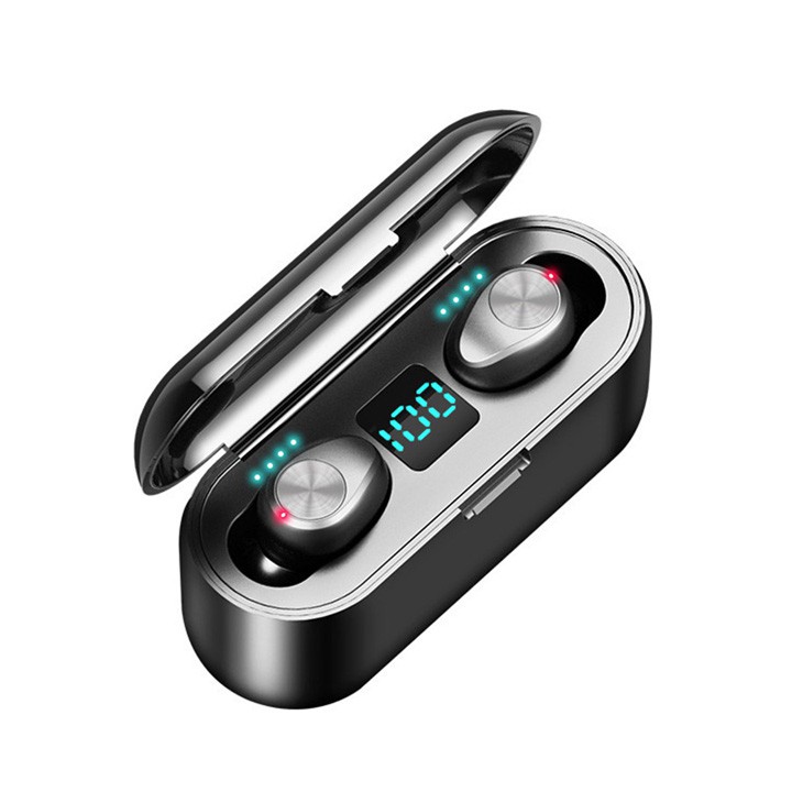 [RẺ NHẤT SHOPEE]Tai nghe bluetooth 5.0 wireless AMOI F9 PRO Kiêm sạc dự phòng cho điện thoại, Pin 280 giờ, Bản Quốc Tế