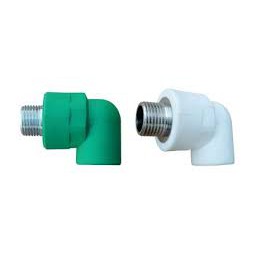 cút ren ngoài phi 20 đến 32, ống nhiệt PPR sử dụng máy hàn nhiệt