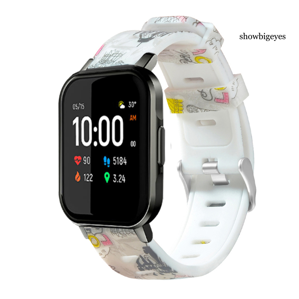 HAYLOU Dây Đeo Silicon Thay Thế Cho Đồng Hồ Thông Minh Xiaomi Amilou Ls02