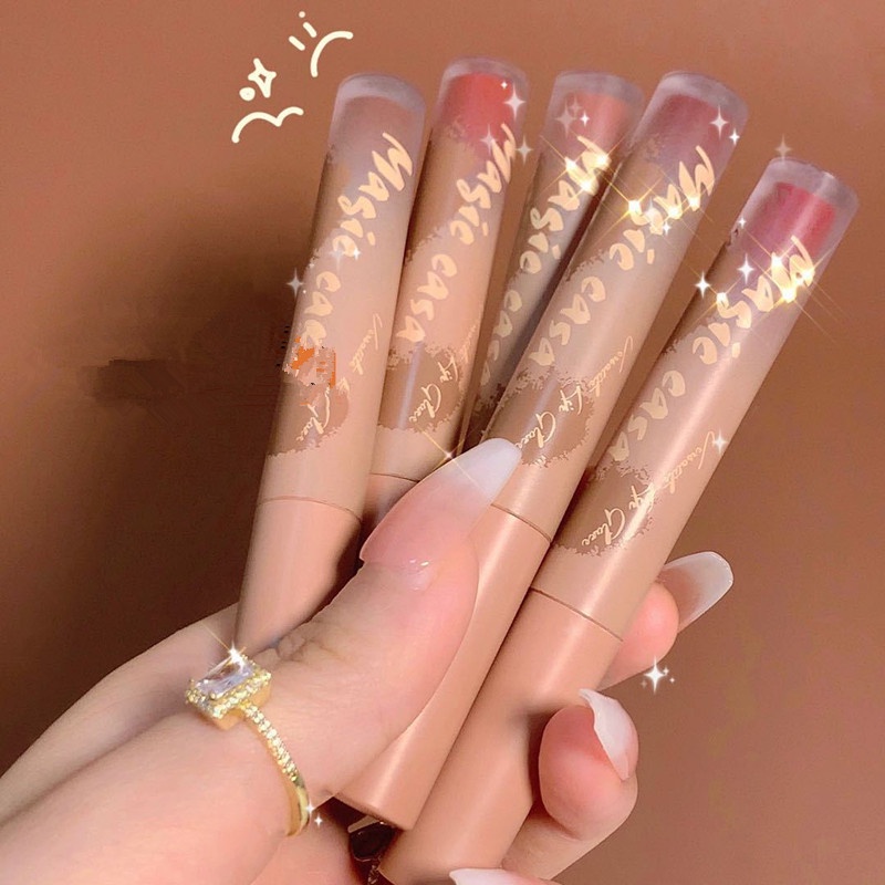 Set 5 Cây Son Kem Lì MAGIC CASA Fluffy Lip Glaze | BigBuy360 - bigbuy360.vn