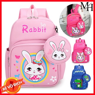 Balo Mầm Non, Mẫu Giáo cho bé gái 2-5 tuổi đi học đi chơi, túi cho bé lớp lá đi học