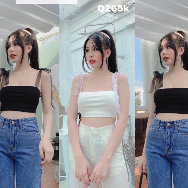ÁO ỐNG+HAI DÂY LƯỚI HOTGIRL