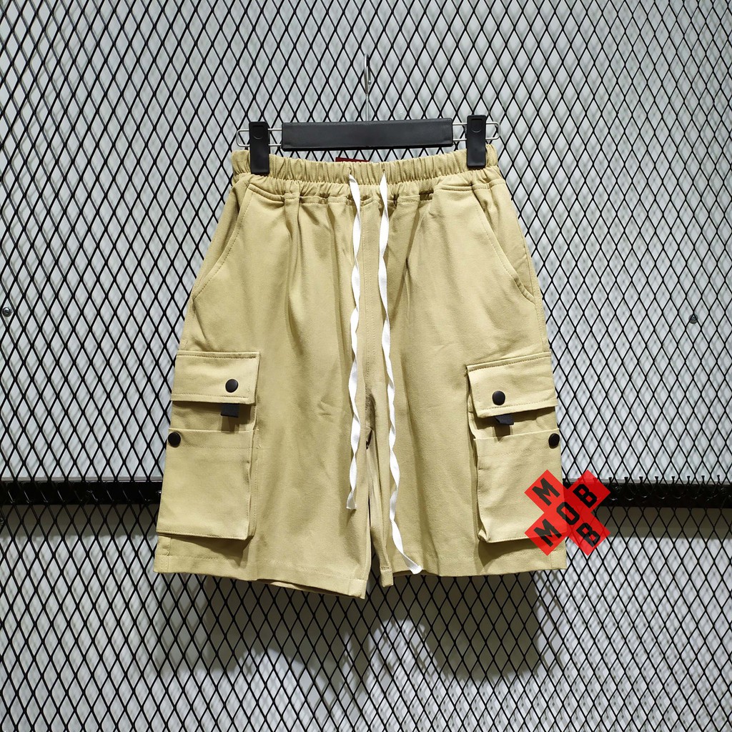 Quần short kaki unisex street style | BigBuy360 - bigbuy360.vn