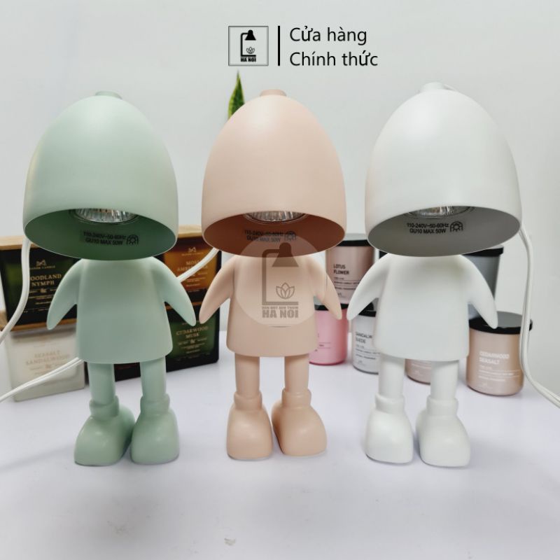 Đèn Đốt Nến mô hình ROBOT - Phụ kiện nến Yankee, Bath and body works - có núm chỉnh độ sáng