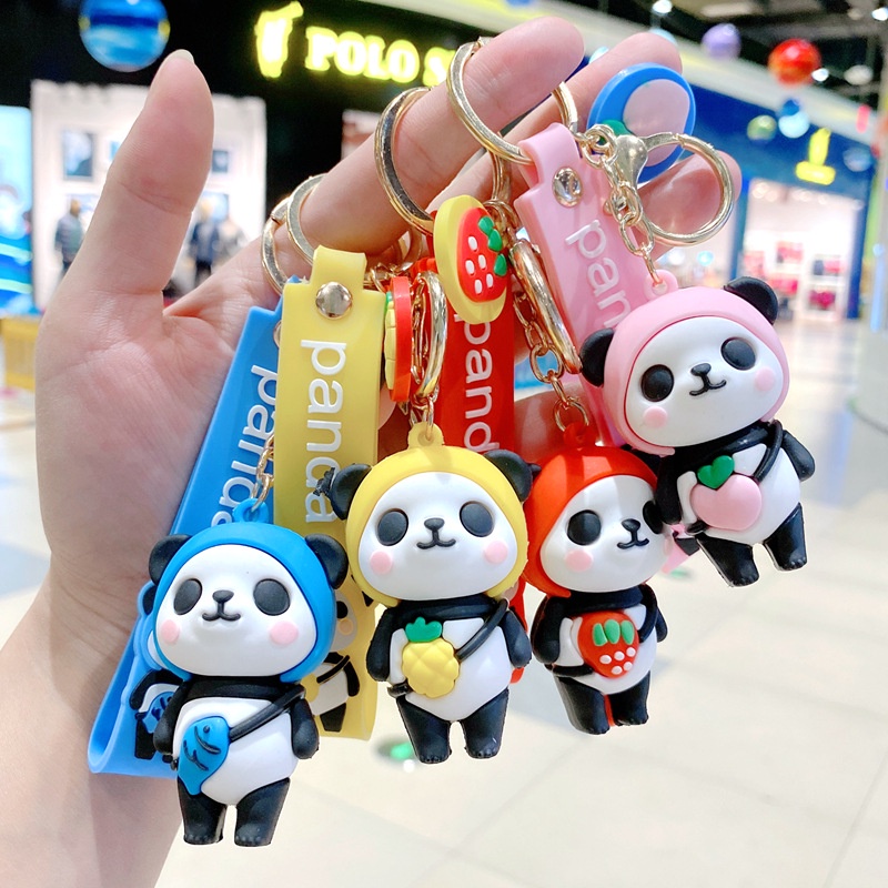 Móc Khóa Hình Gấu Trúc Dễ Thương