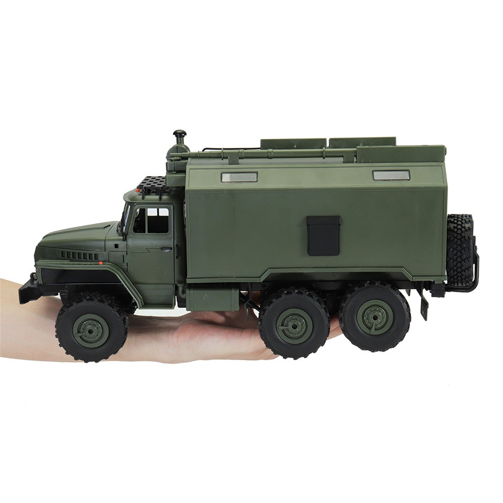 Xe Tải Quân Sự Wpl B36 Ural 1/16 2.4GHz 6Wd Nhông 3 Cầu Bằng Kim Loại Rc Car Military Truck Rock Crawle 6 Bánh Ural 4320