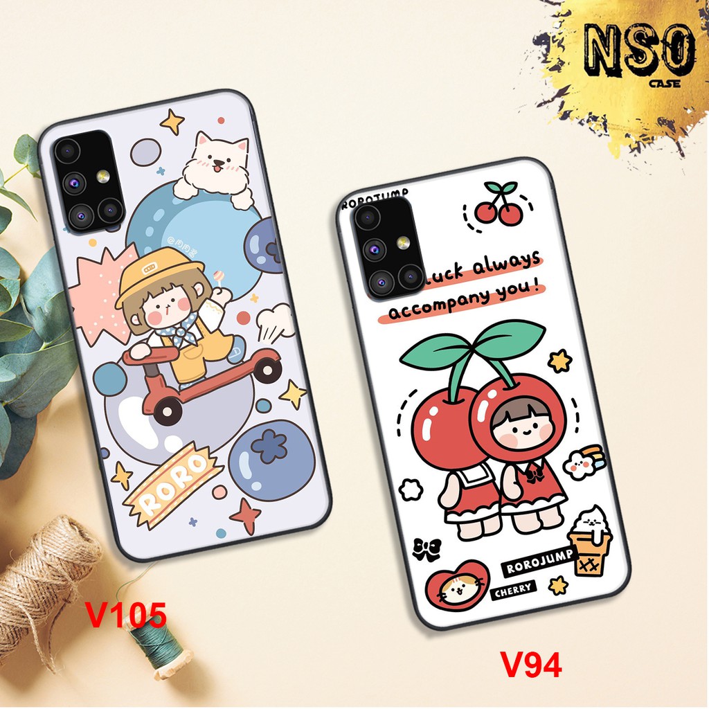 HÀNG HOT  ỐP Samsung M51- Samsung A51-Samsung A71 -Samsung A21S- Samsung A31- Samsung M21(M30S) In Hình Roro Jump Cute