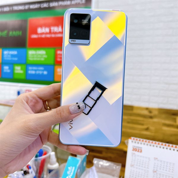 Bộ vỏ Điện thoại Vivo Y21 V2111- Y21 hàng đep nấu máy chuẩn