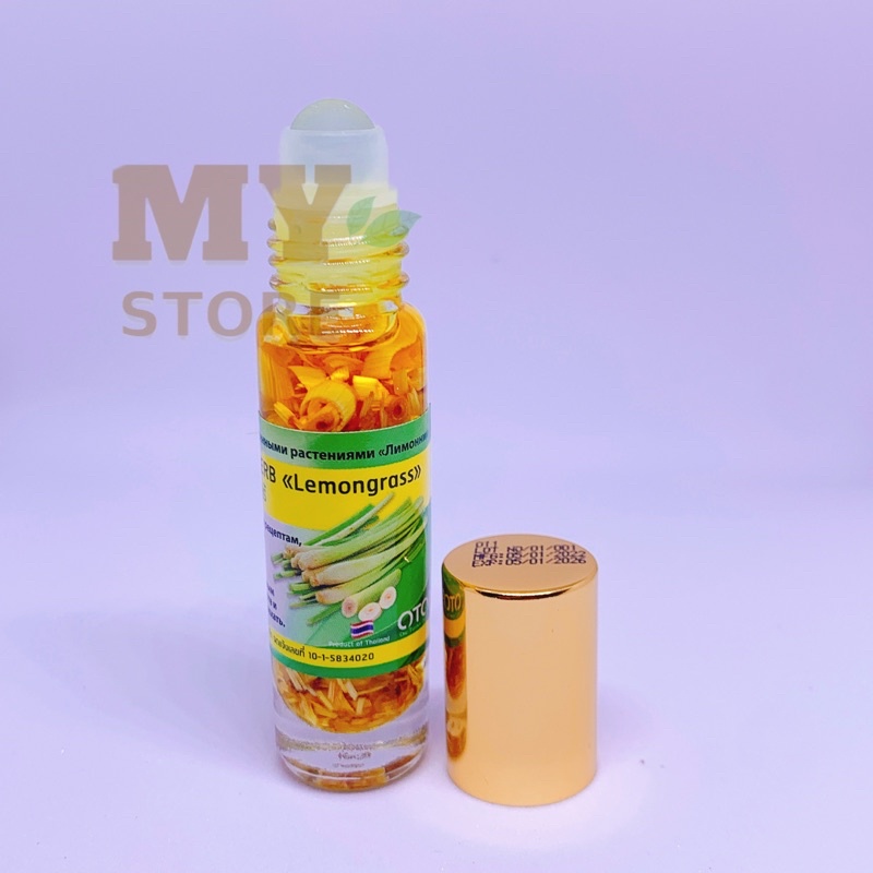 (Chính Hãng) Dầu Lăn Thảo Dược Otop Oil Balm With Herb Thái Lan 8cc/ Nhiều Hương