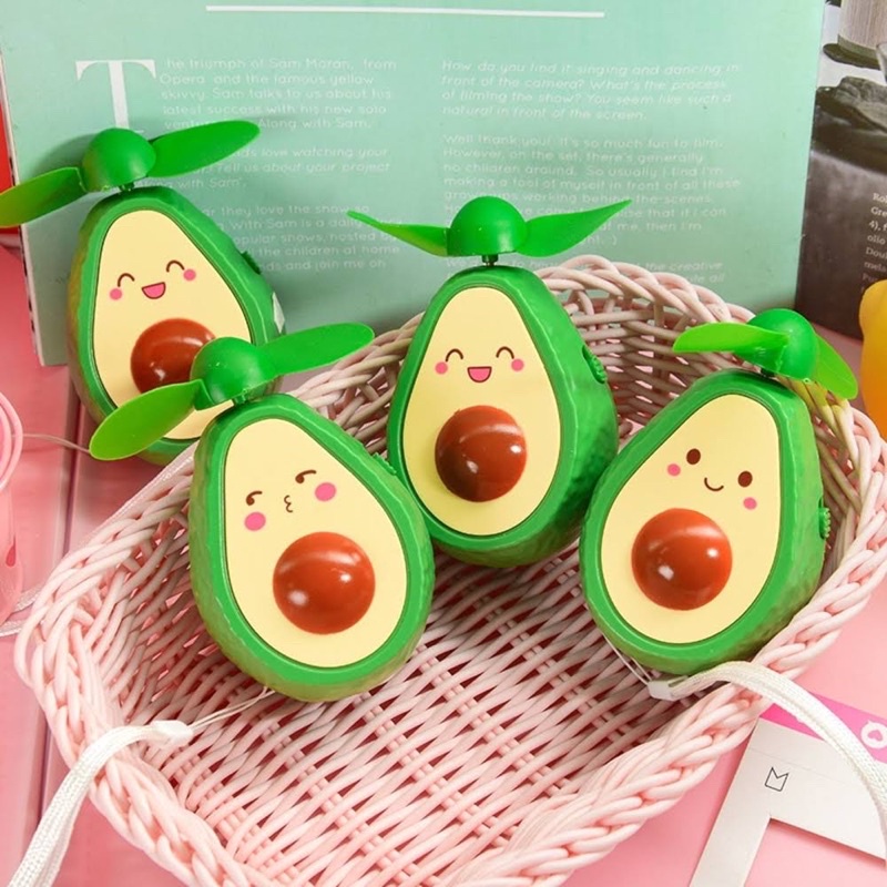 Quạt mini LM1 cầm tay hình quả bơ