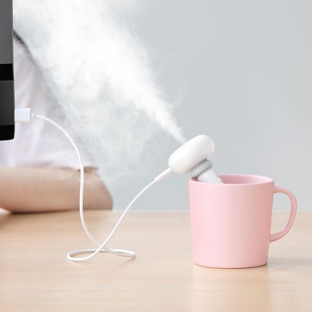 Máy phun sương tạo ẩm mini dây USB tiện lợi không giới hạn dung tích Jisulife JT06 – Định giờ thông minh, cấp ẩm nhanh