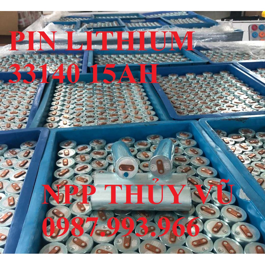 Pin lithium sắt 33140 15AH Kèm khung -Pin lithium fepo4 kèm khung