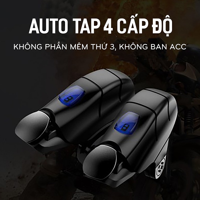 Nút bấm chơi game auto táp FX3 chất liệu hợp kim chắc chắn auto táp 32 nhịp/s chơi game Pubg Mobile Free Fire