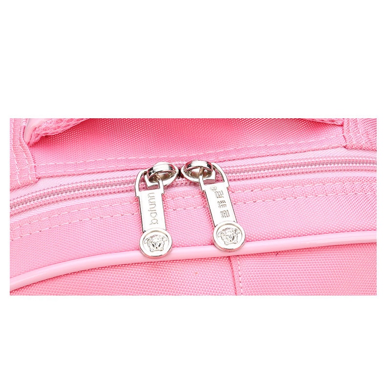 Ba Lô Da PU Hình Mèo Đen / Hồng Đáng Yêu Cho Bé Gái 6-12 Tuổi