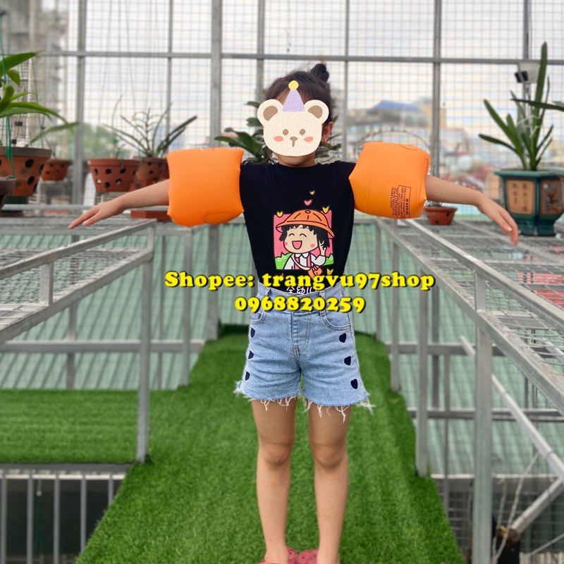 Phao tay dùng được cho cả trẻ em và người lớn