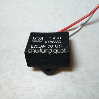 Tụ quạt vuông 3uf - phụ tùng quạt caba capa k3 3mf