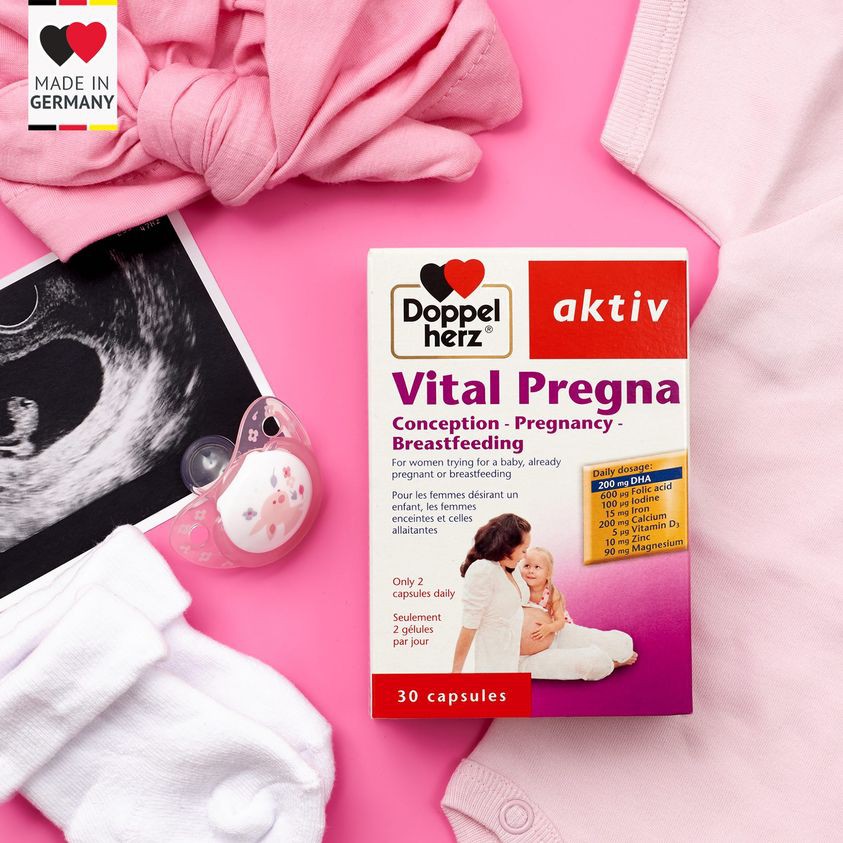 Vitamin khoáng chất cho bà bầu - Aktiv Vital Pregna - Doppelherz - Nhập khẩu từ Đức - Doppelherz TH Shop