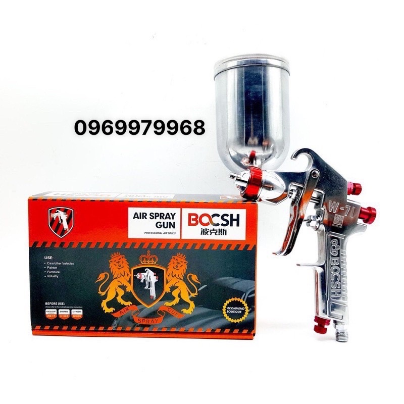 Súng Phun sơn BOSCH W71 đài loan cao cấp lỗ phun 1.3mm