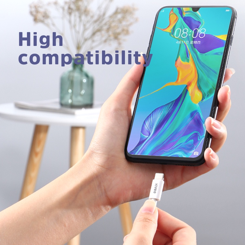 Cáp sạc nhanh KIVEE CT208/CT209 5A từ Micro USB sang Type C