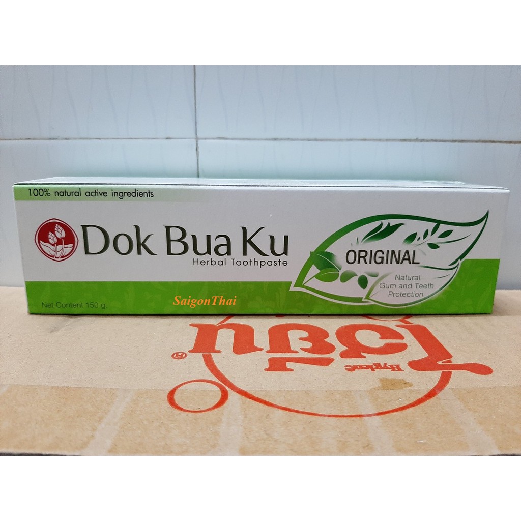 Kem đánh răng đen Original Bạc Hà Thái Lan 150gr