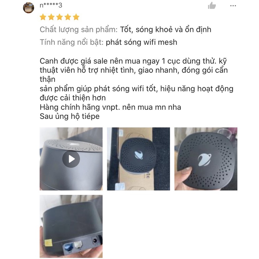 Hệ thống WiFi Mesh VNPT Technology iGate EW12ST  chuẩn AC hiệu năng vượt trội dành cho gia đình