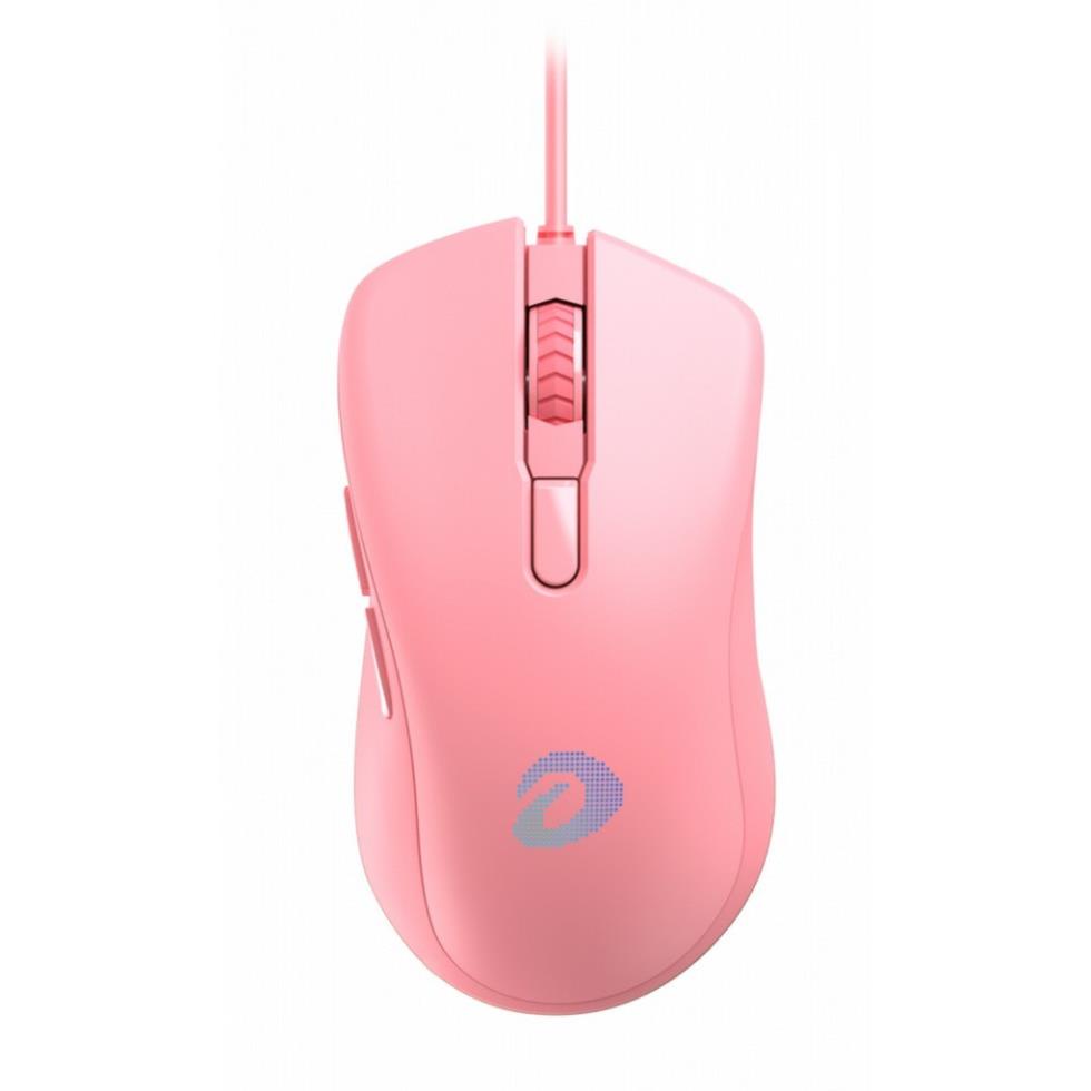 Chuột chơi game, chuột máy tính Dareu EM908 RGB ( Đen/Hồng) - Bảo Hành 24 Tháng