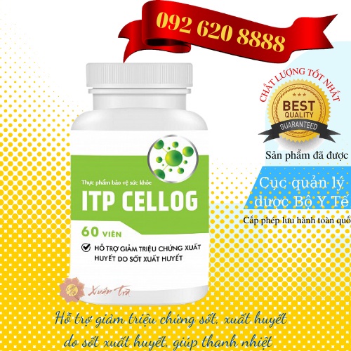 ITP Cellog - Hỗ trợ giảm triệu chứng sốt, xuất huyết , giúp thanh nhiệt, tăng cường sức đề kháng