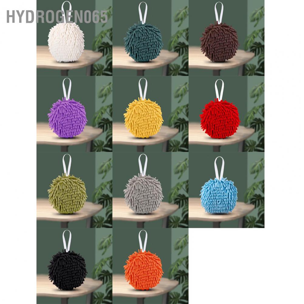 Hydrogen065 Hanging Hand Towel Multipurpose Kitchen Wipe Bathroom Absorbent for Household