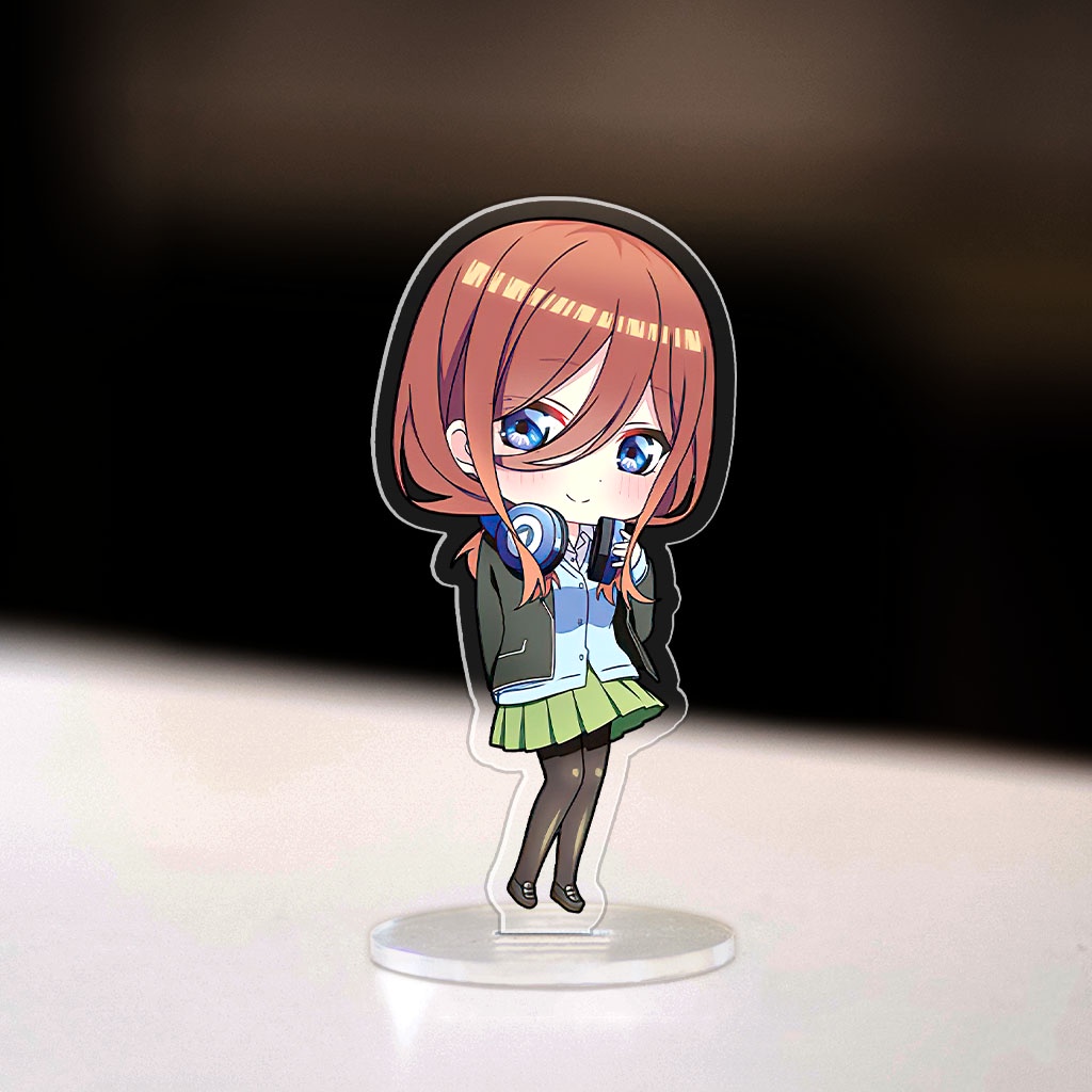 Mô hình đứng Standee Nhà có 5 nàng dâu Gotoubun no Hanayome Trang trí bàn học anime Quintessential Quintuplets