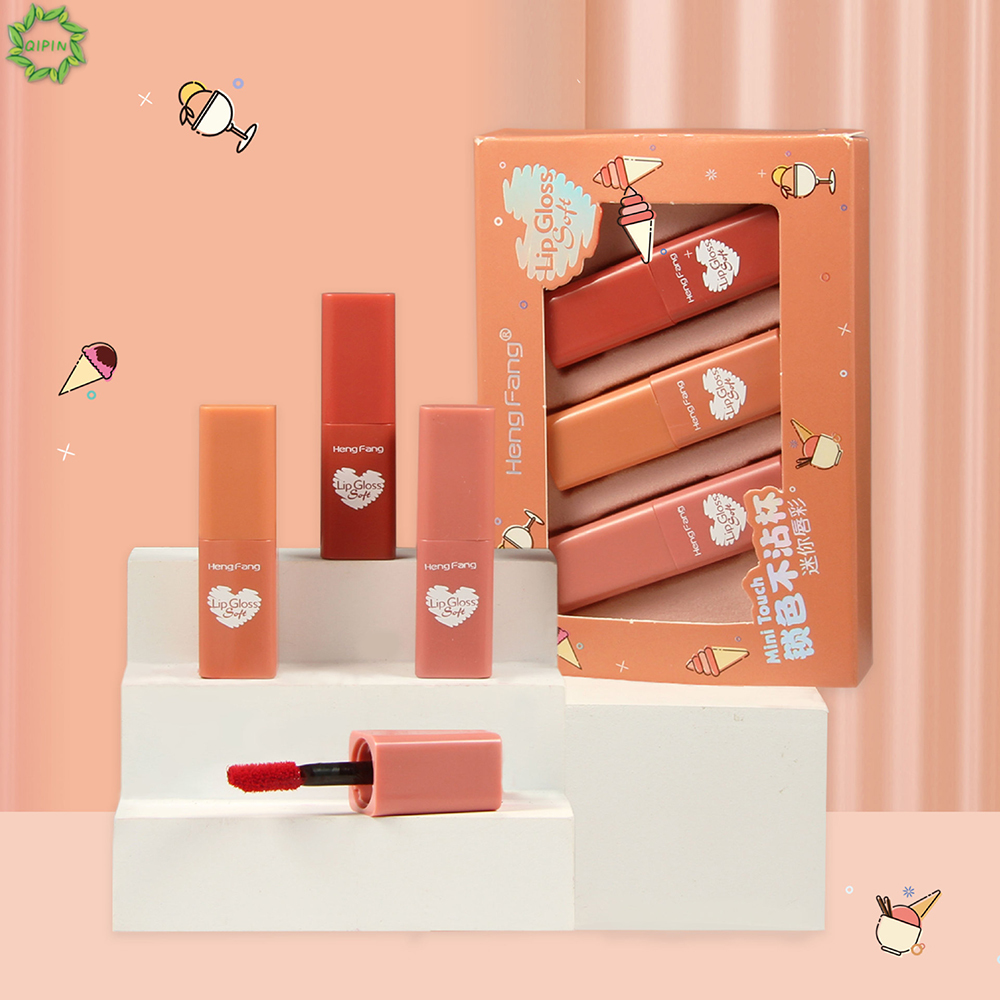 [Hàng mới về] Set 3 Son Môi Mini Dưỡng Ẩm Chống Nước Lâu Trôi Tiện Dụng | BigBuy360 - bigbuy360.vn