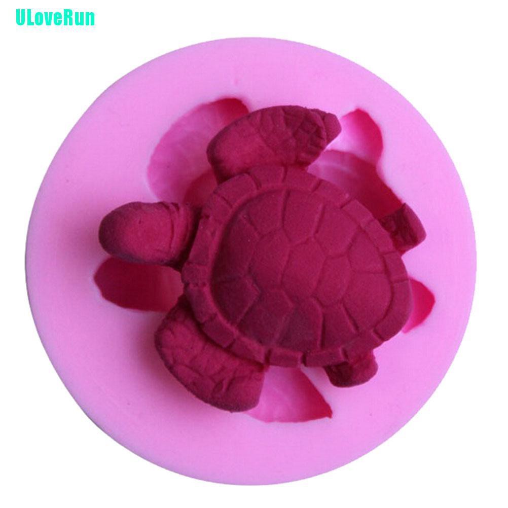 Khuôn Làm Bánh / Xà Phòng / Nến Hình Rùa Biển Bằng Silicone