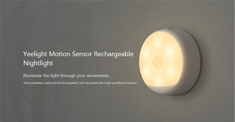 Xiaomi Mijia Yeelight LED Đèn chiếu sáng hành lang ban đêm Từ xa Hồng ngoại Thân máy Đèn cảm biến chuyển động cơ thể Đèn thông minh