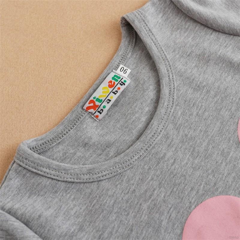 Áo thun tay ngắn in hình nhân vật hoạt hình xinh xắn dành cho bé gái