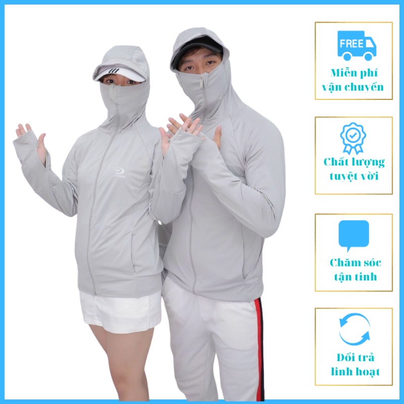 Áo Chống Nắng Nữ Dáng Dài Liền Thân 2 L ớp Áo Chống Nắng 21 | BigBuy360 - bigbuy360.vn