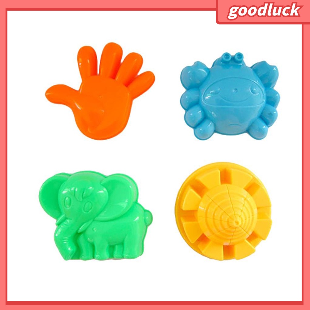 Set 7 món đồ chơi xây lâu đài cát bãi biển cho bé