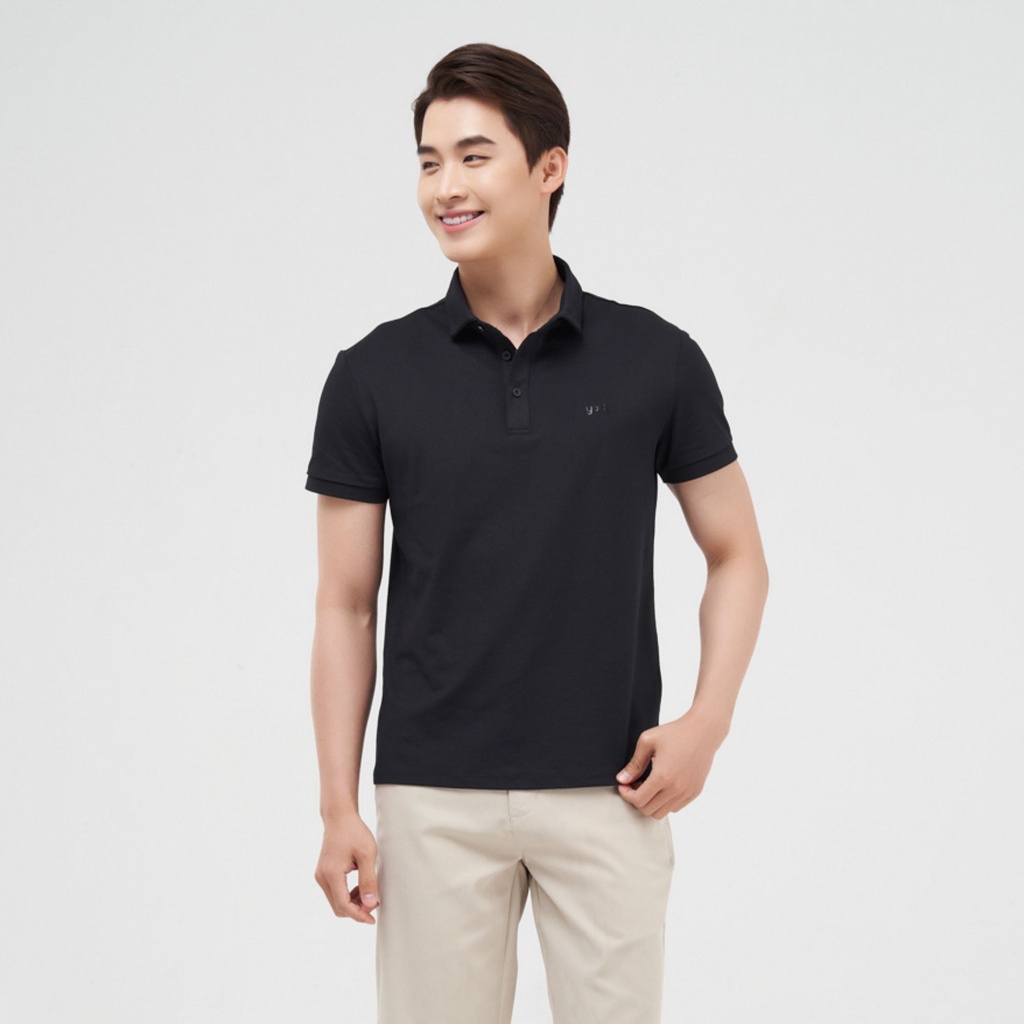 4/7 Áo thun polo nam YODY phông cộc tay trơn có cổ bẻ chất vải cotton cá sấu APM5421