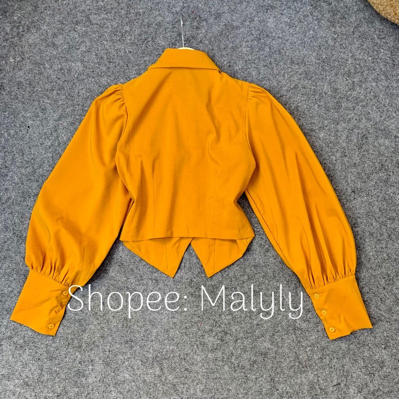 ÁO SƠ MI VẠT CHÉO TAY DÀI