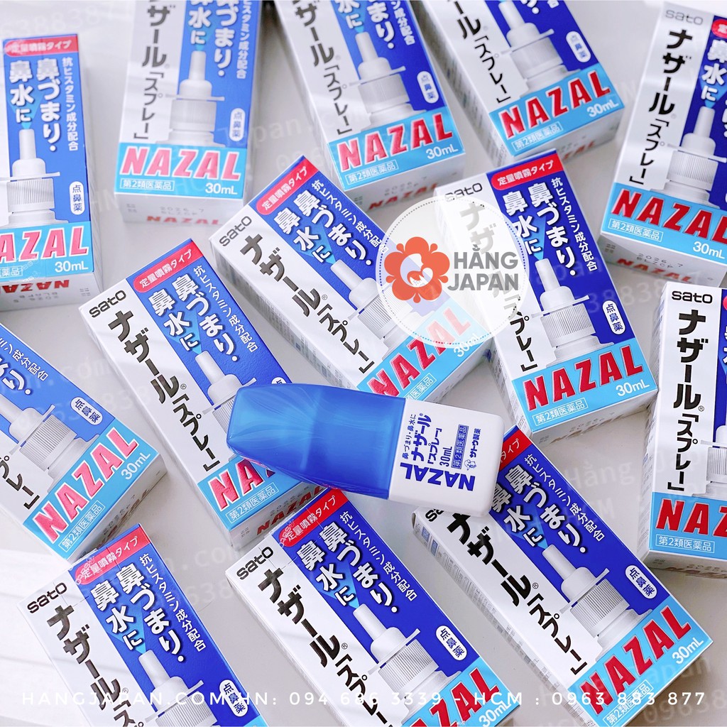 Xịt mũi Sato Nazal Nhật Bản 30ml cho bé từ 7 tuổi trở lên