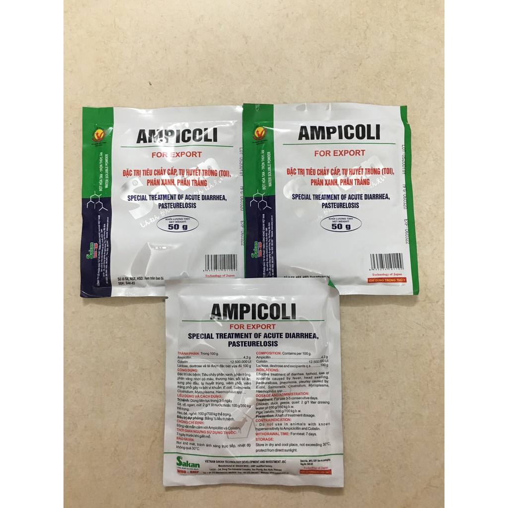 Ampicoli  - chỉ dùng trong thú y