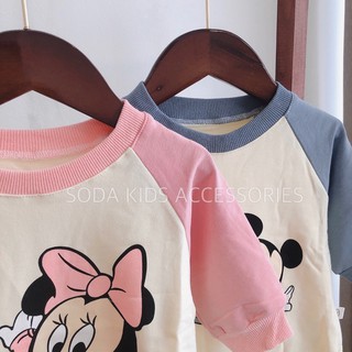 (Ảnh thật) Body nỉ ấm Mickies cho bé