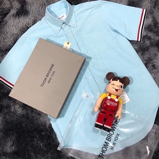 Áo sơ mi thom browne tay ngắn xanh lá cao cấp nhập khẩu