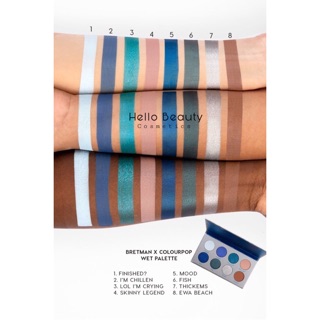ColourPop Wet Pressed Powder Eyeshadow Palette