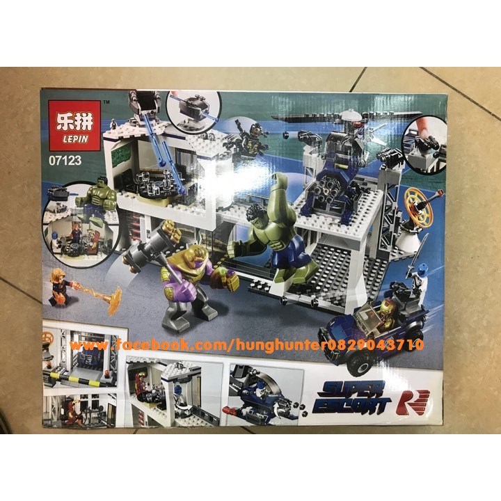 Bộ lắp ráp Lego Marvel Avenger 4 End Game Lepin 07123