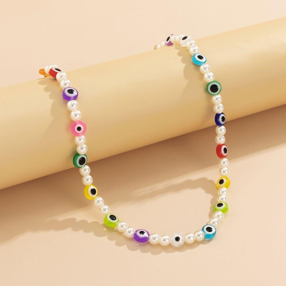 QQMALL Vòng Cổ Choker Acrylic Thời Trang Cổ Điển Phong Cách Bohemian Dành Cho Nữ